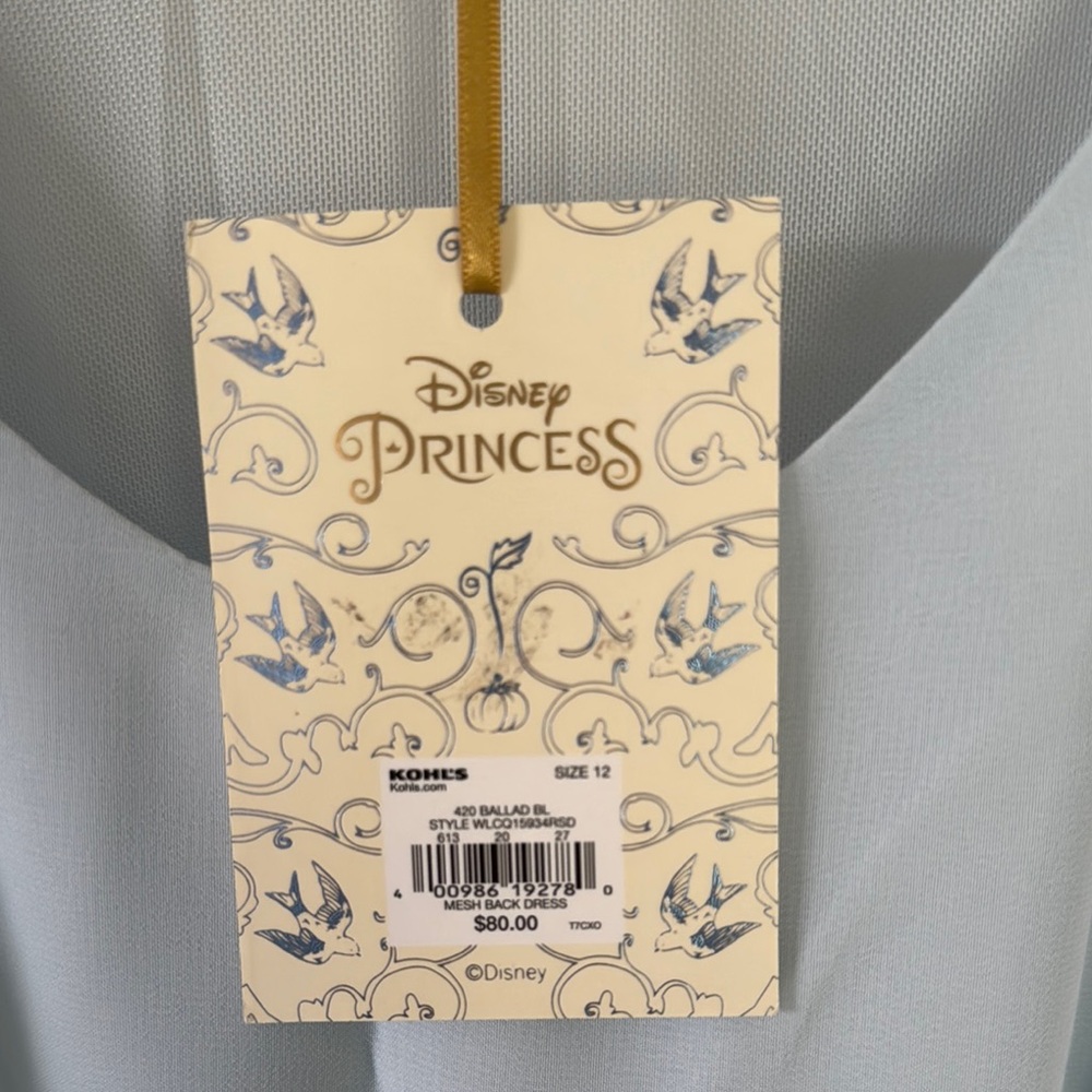 NWT Light Blue Cinderella Dress - Picture 5 of 8